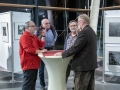 Besucher der SWAG mit Friedrich Saller